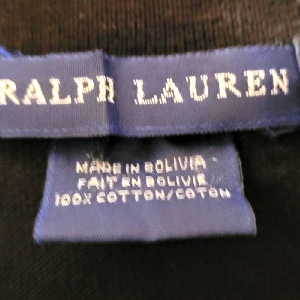 Ralph Lauren White Polo Player Polo Shirt - Black - Picture 3 of 4